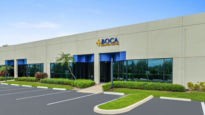 Front exterior shot of Boca Recovery Center corporate office in Boca Raton, FL.