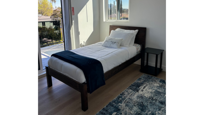 A luxurious private room inside Eternal Purpose Recovery drug rehab