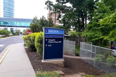 The facilities at Inova Fairfax Hospital in Falls Church, VA 1