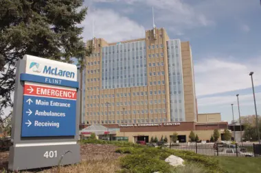 The facilities at McLaren Regional Hospital in Flint, MI 4