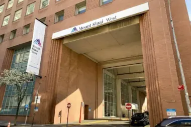 The facilities at Mount Sinai West in New York City, NY 1