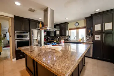 Kitchen, cooking, and eating area at at Reign Residential Treatment Center in Southwest Ranches, FL
