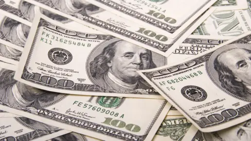 Paper money dollar banknotes as backgrounds