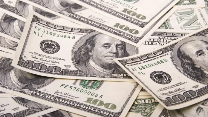 Paper money dollar banknotes as backgrounds