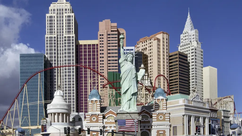 A view of the New York Casino in Las Vegas, Nevada
