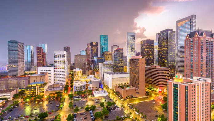 The Houston, Texas skyline