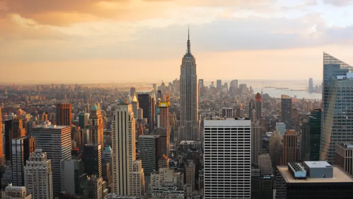 A view of New York City's skyline