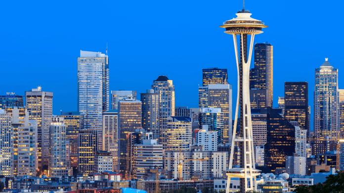 A view of the Seattle, WA skyline